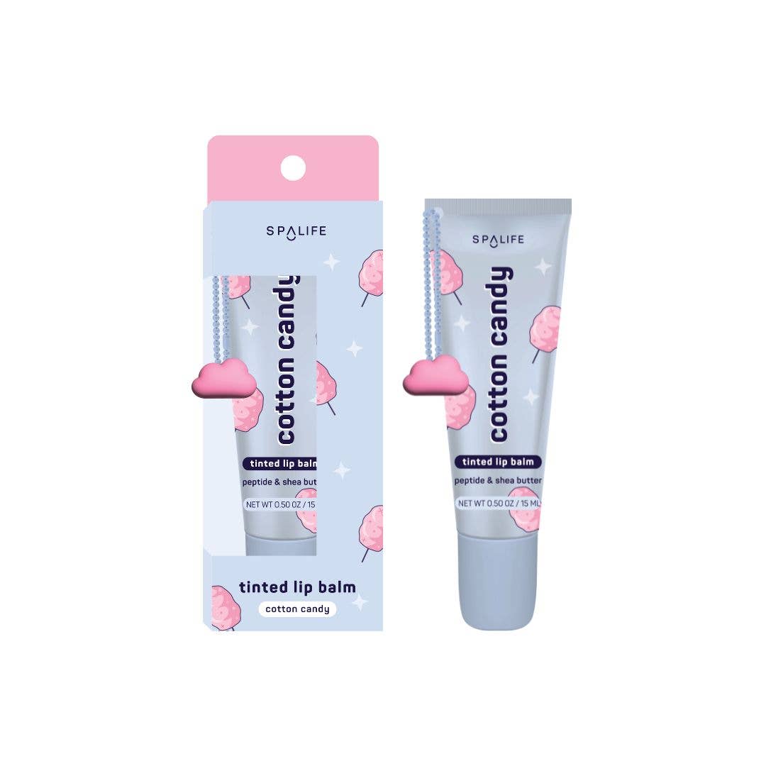 Cotton Candy Tinted Lip Balm (with peptide & shea butter)