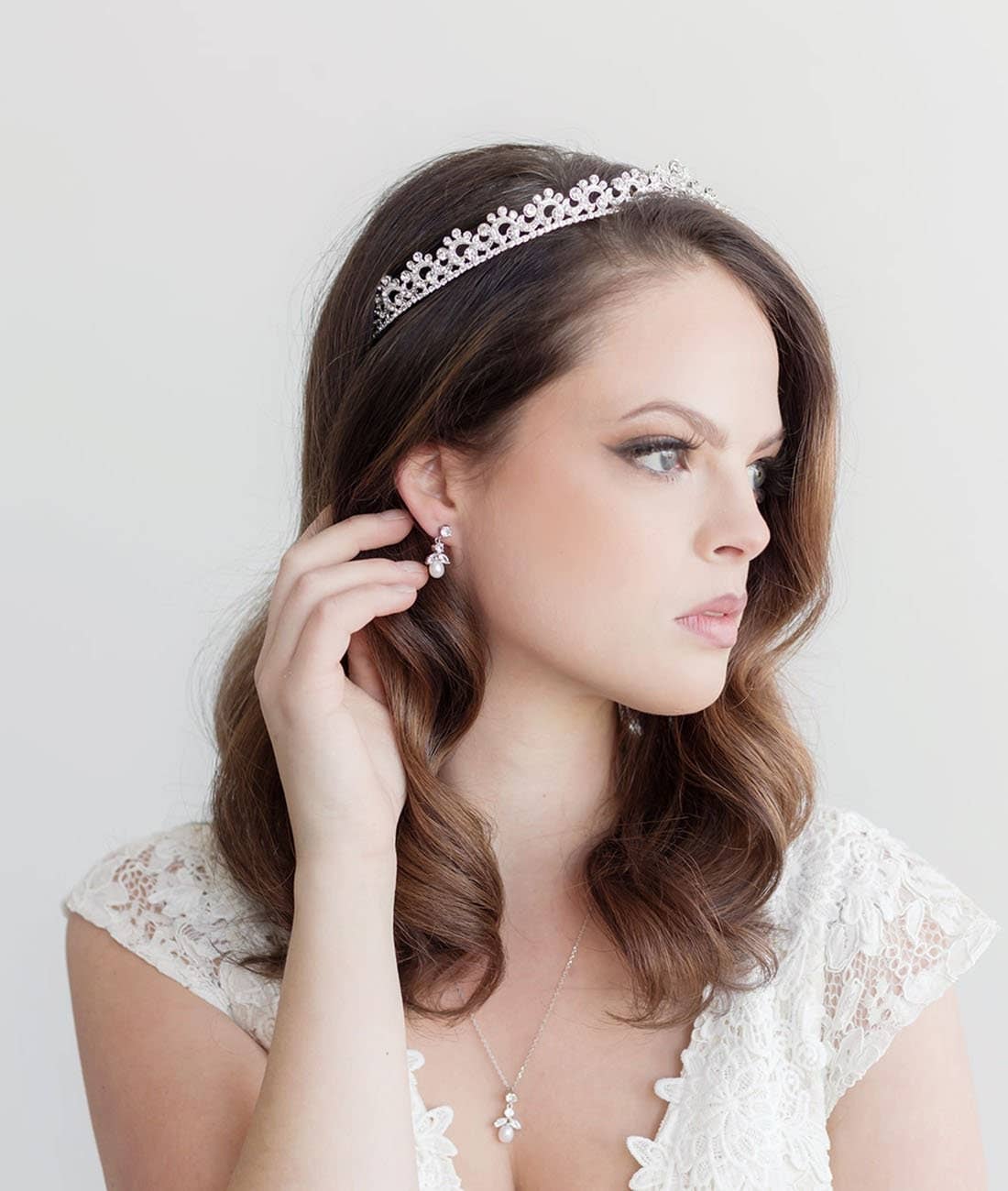 Kylar Crystal Wedding Tiara - CR134