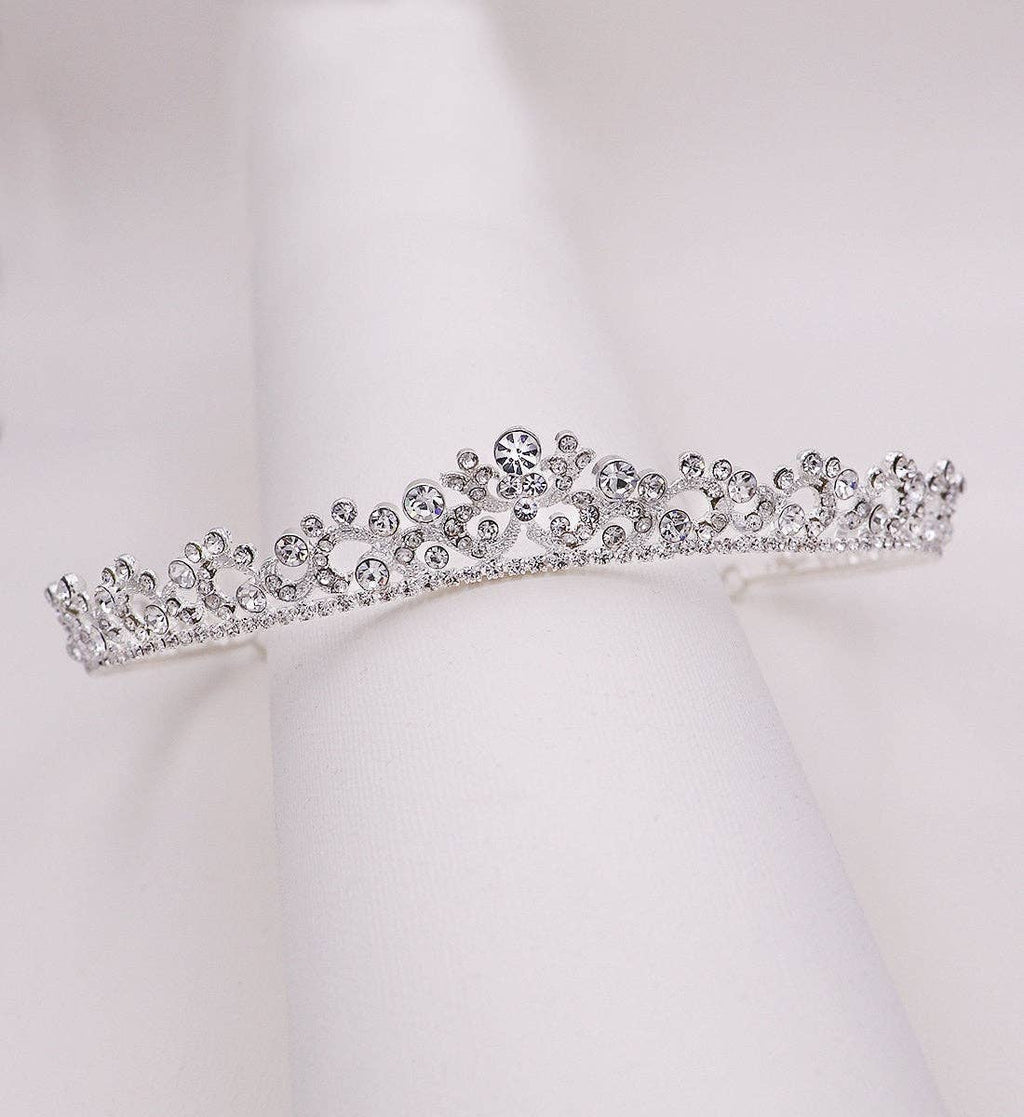 Kylar Crystal Wedding Tiara - CR134
