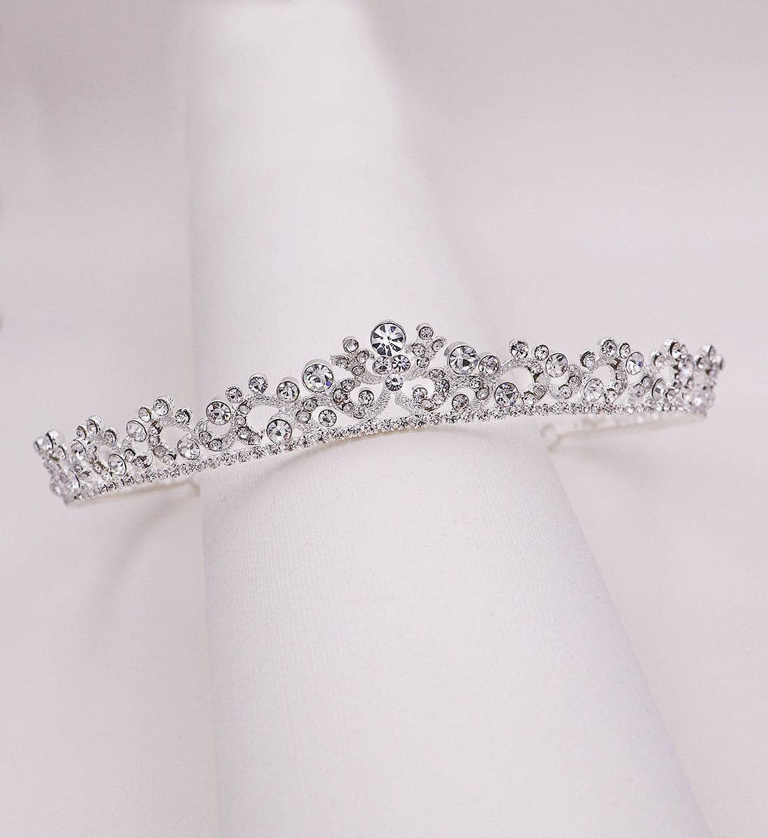 Kylar Crystal Wedding Tiara - CR134