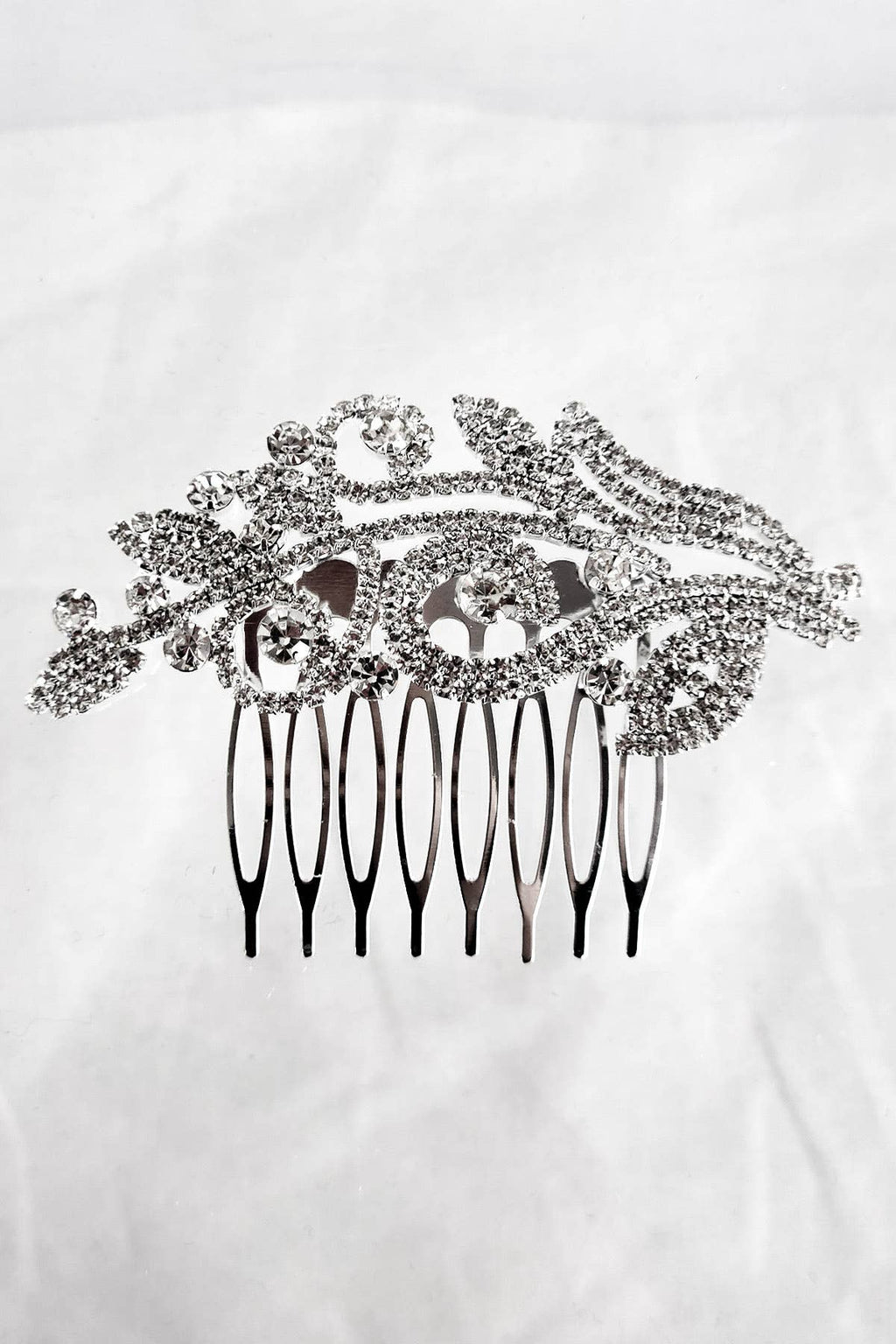 Metal Hair Comb With Jewels HJH0856
