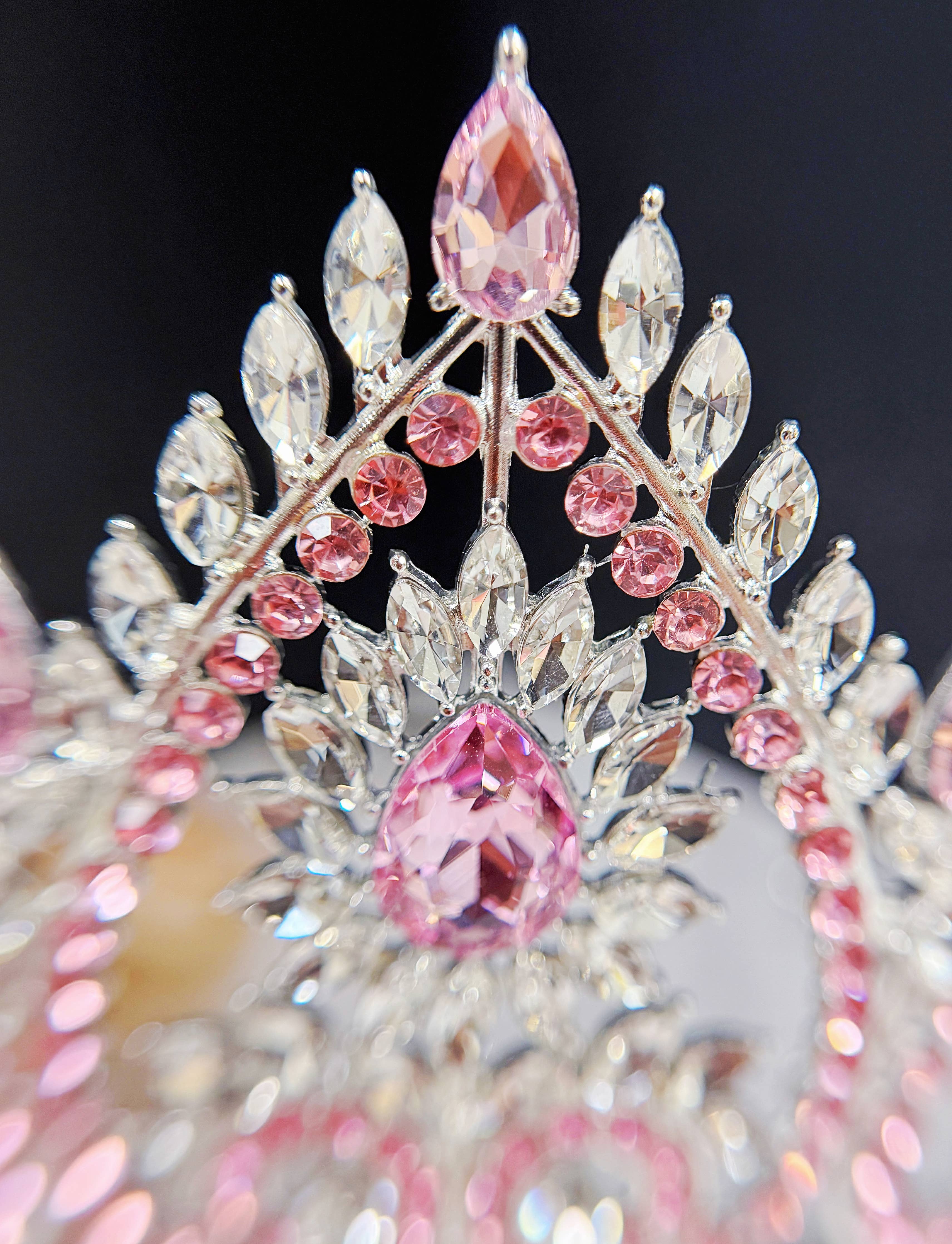 Flower crystal crown - CR149