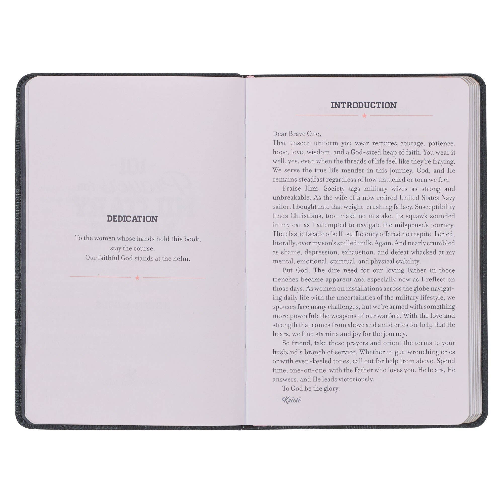 Gift Book 101 Prayers for Military Wives Faux Leather