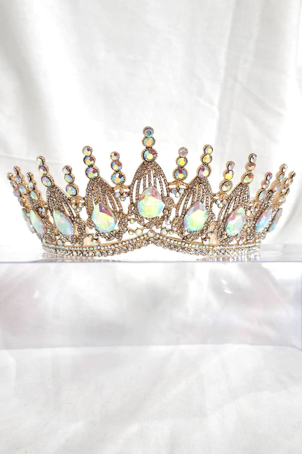 Regal Tiara With Jewels and Gemstones - CR139