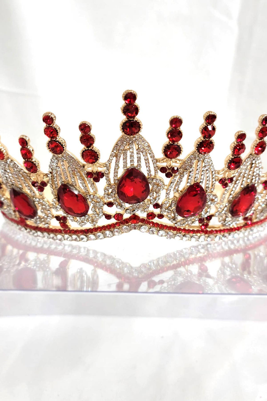 Regal Tiara With Jewels and Gemstones - CR139