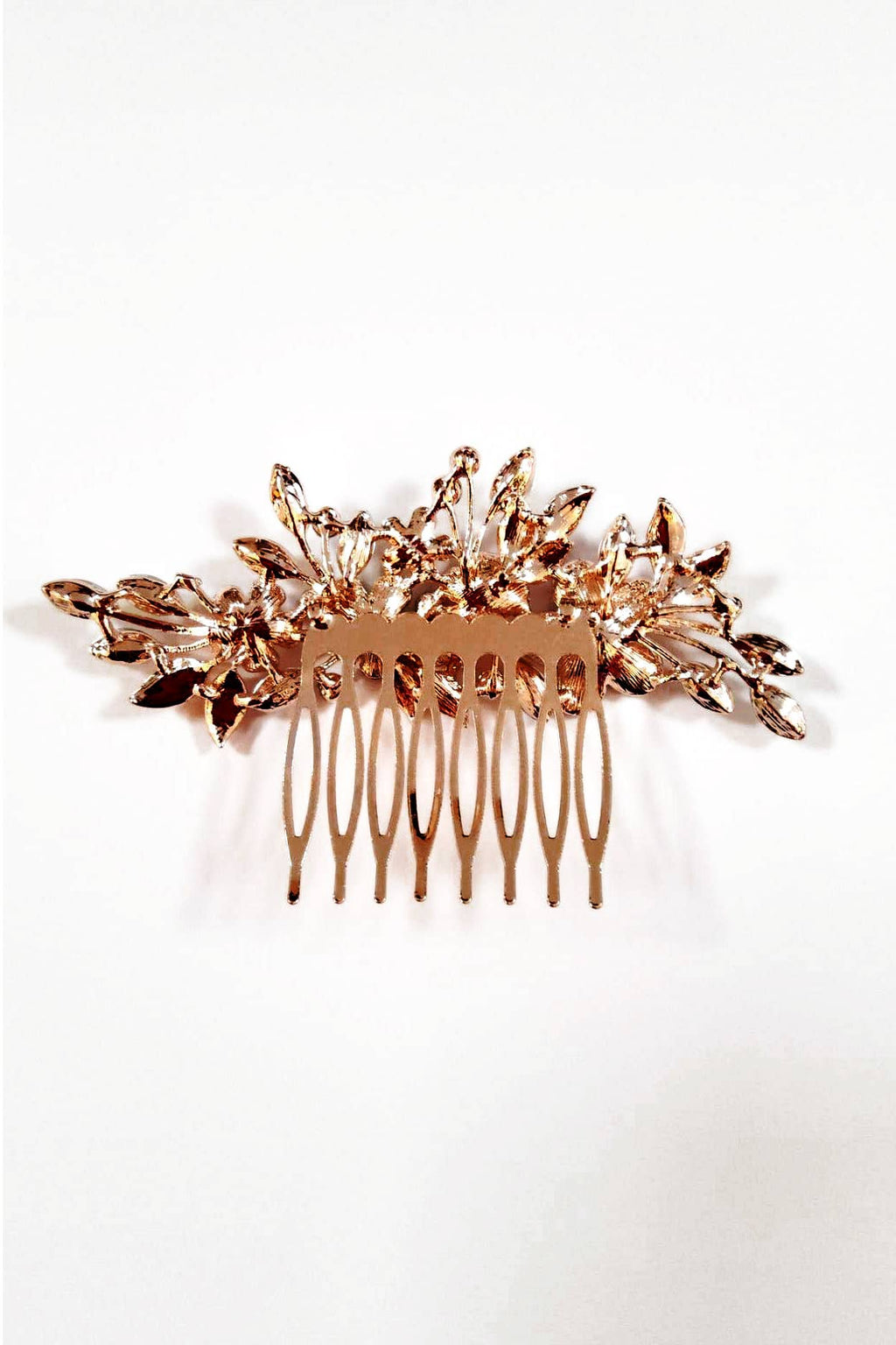 Metal Hair Comb With Jewels HJH0837-