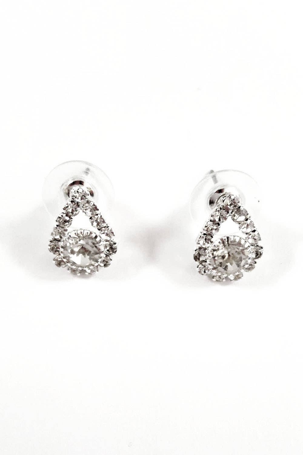 Metal Necklace, Earring, & Bracelet Set with Jewels JR3174-