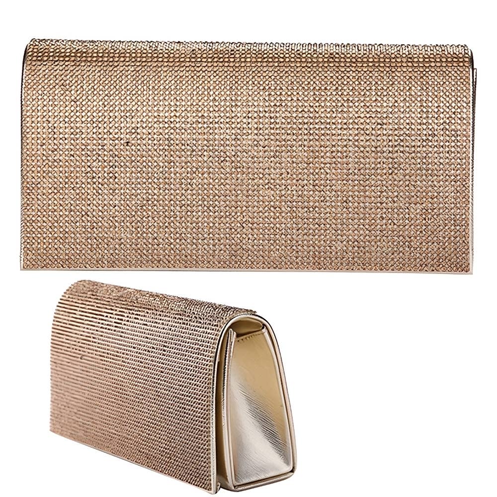 Rhinestone Patch Bling Shiny Evening Bag Clutch