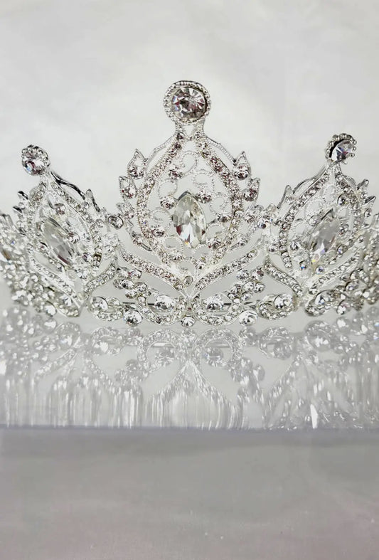 One Size Fits All Tiara With Jewels HT933