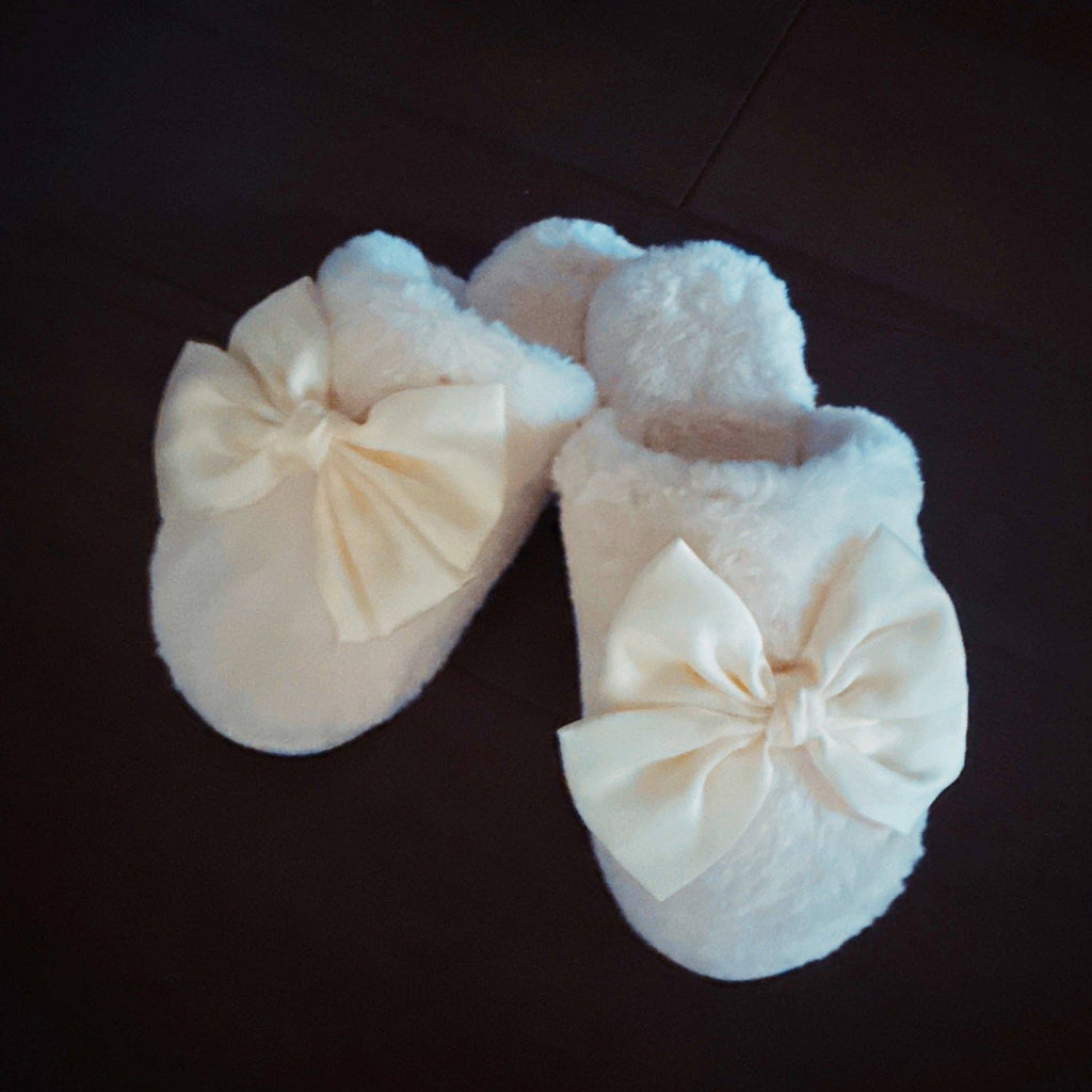 Satin Shine Fur Cozy Lounge Slippers
