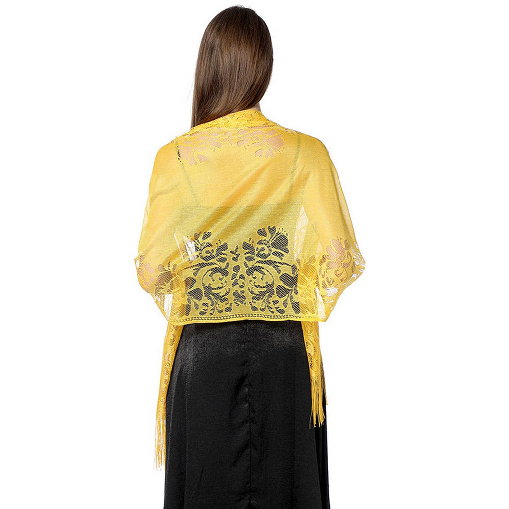 FASHIONABLE EVENING HOLLOW LACE SHAWL_CWASC1072