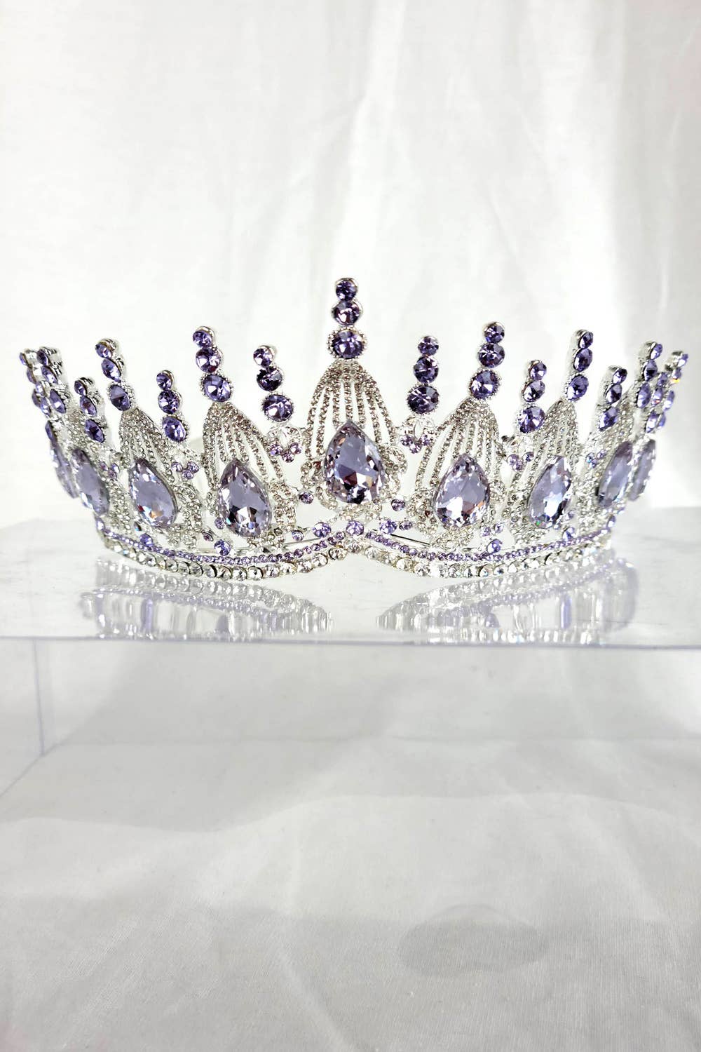 Regal Tiara With Jewels and Gemstones - CR139