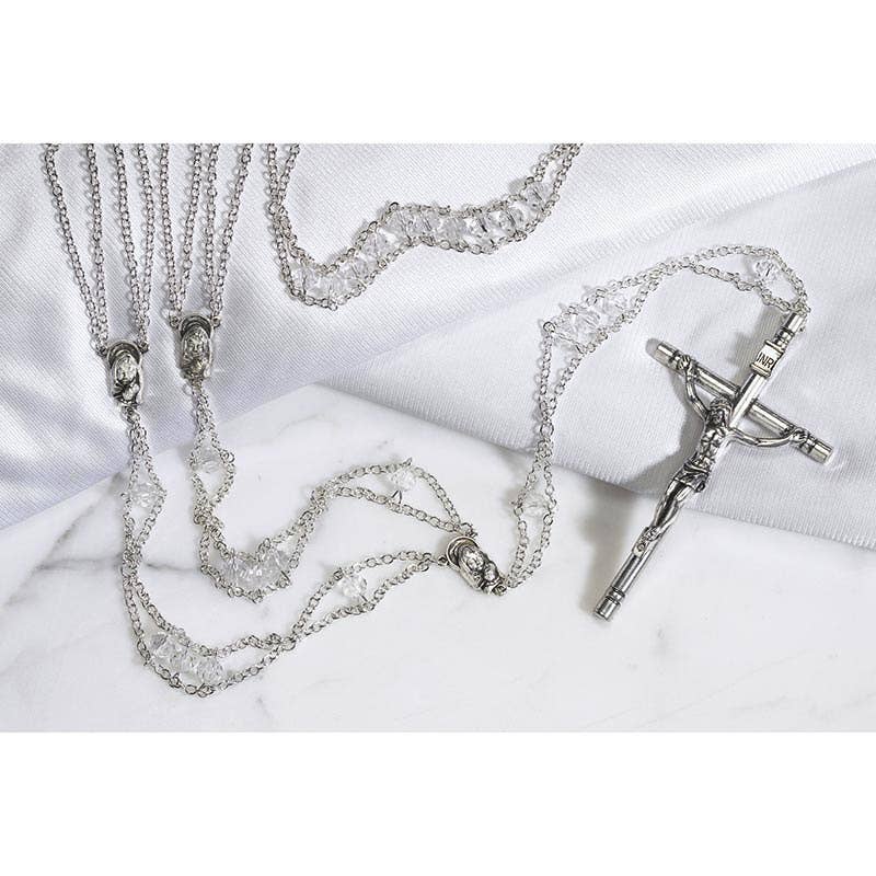 Ladder Lasso Rosary-Austrian Crystals