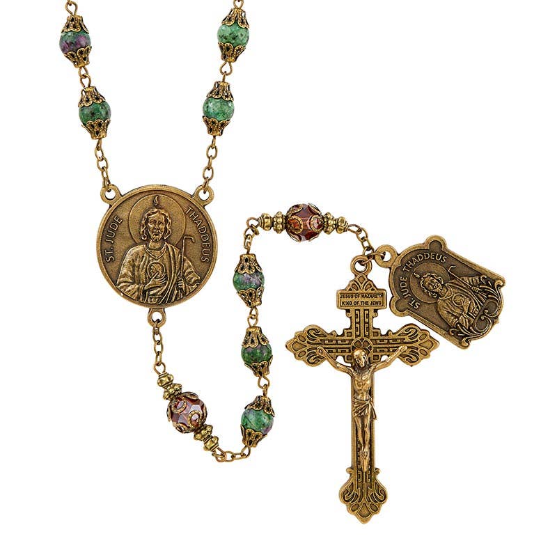 Vintage Rosary - St Jude