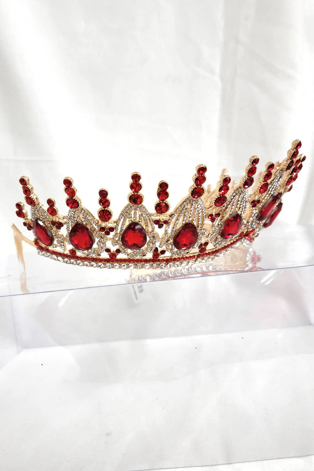 Regal Tiara With Jewels and Gemstones - CR139