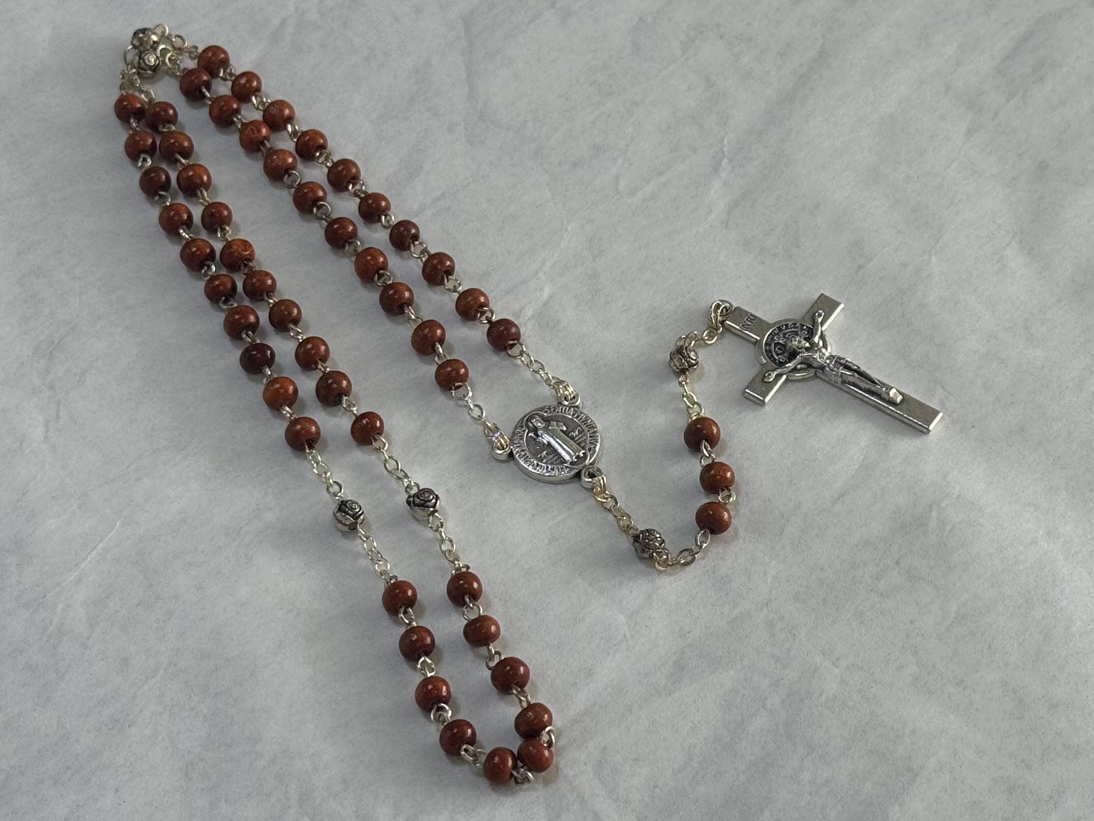 Olive Wood Rosary Set