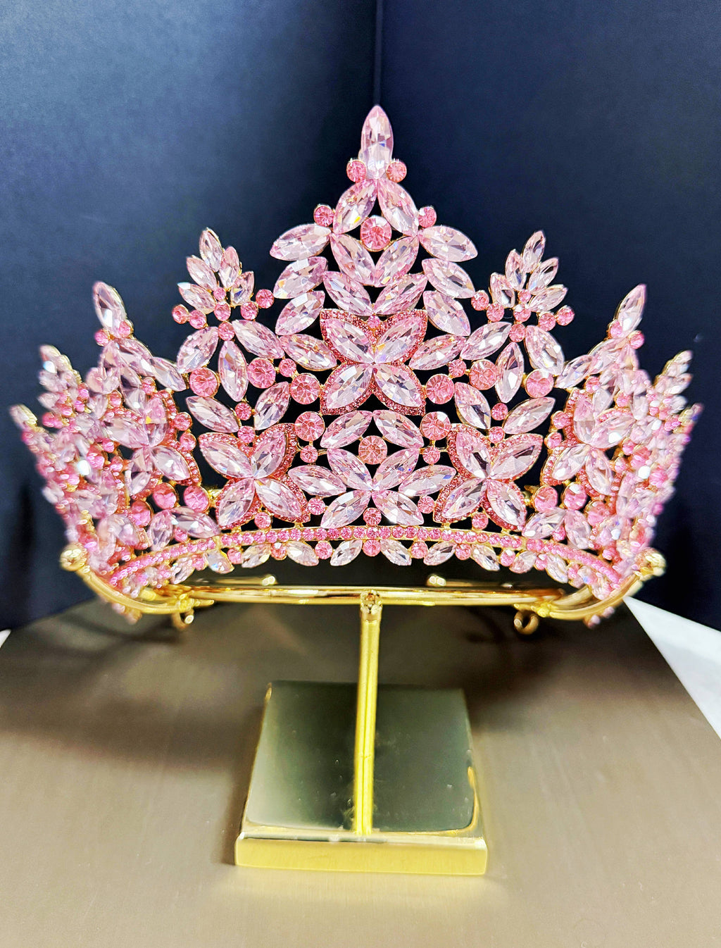 Pink Crystal Crown - CR146
