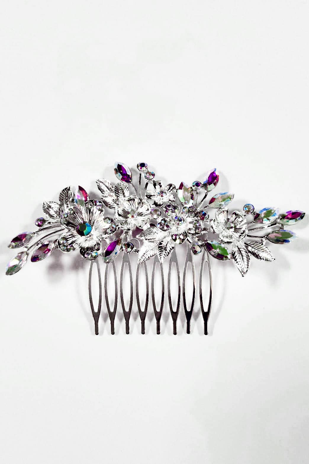 Metal Hair Comb With Jewels HJH0837-
