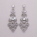 Paisley Chandelier CZ Earrings