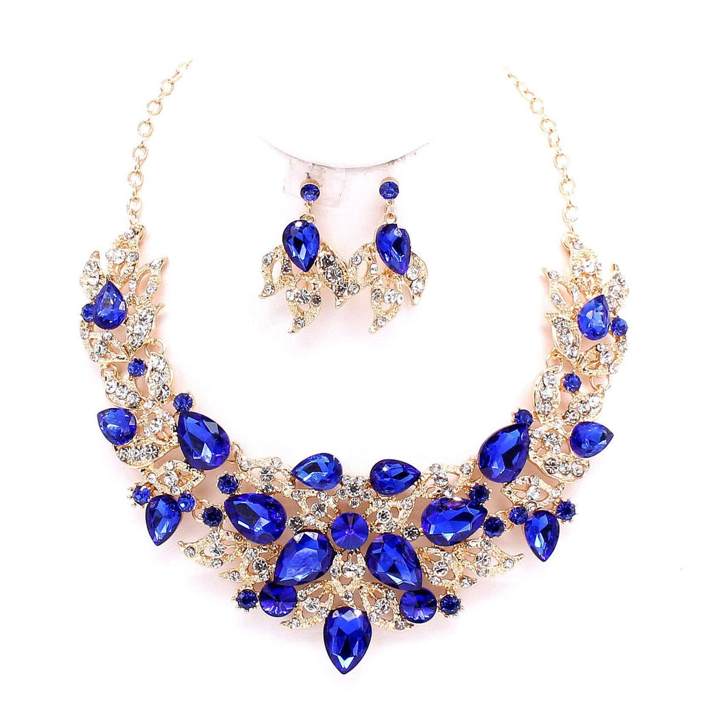 Flower theme Casting Chunky necklace Set B