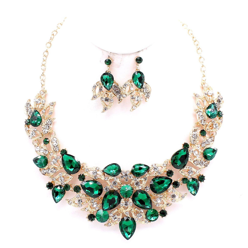 Flower theme Casting Chunky necklace Set B