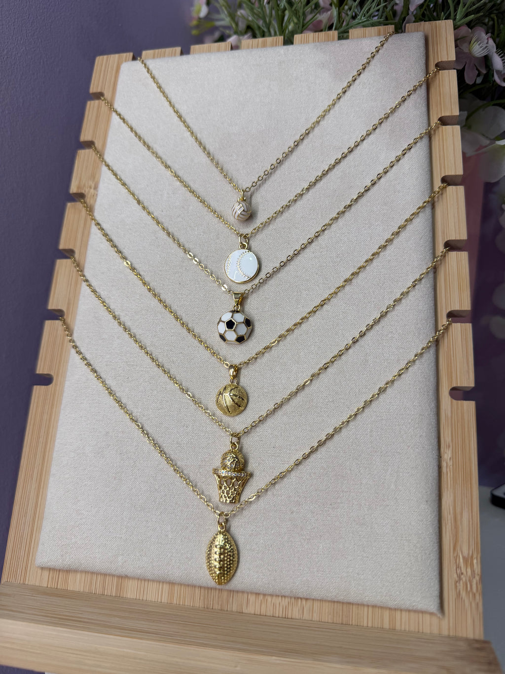 Custom sports necklace