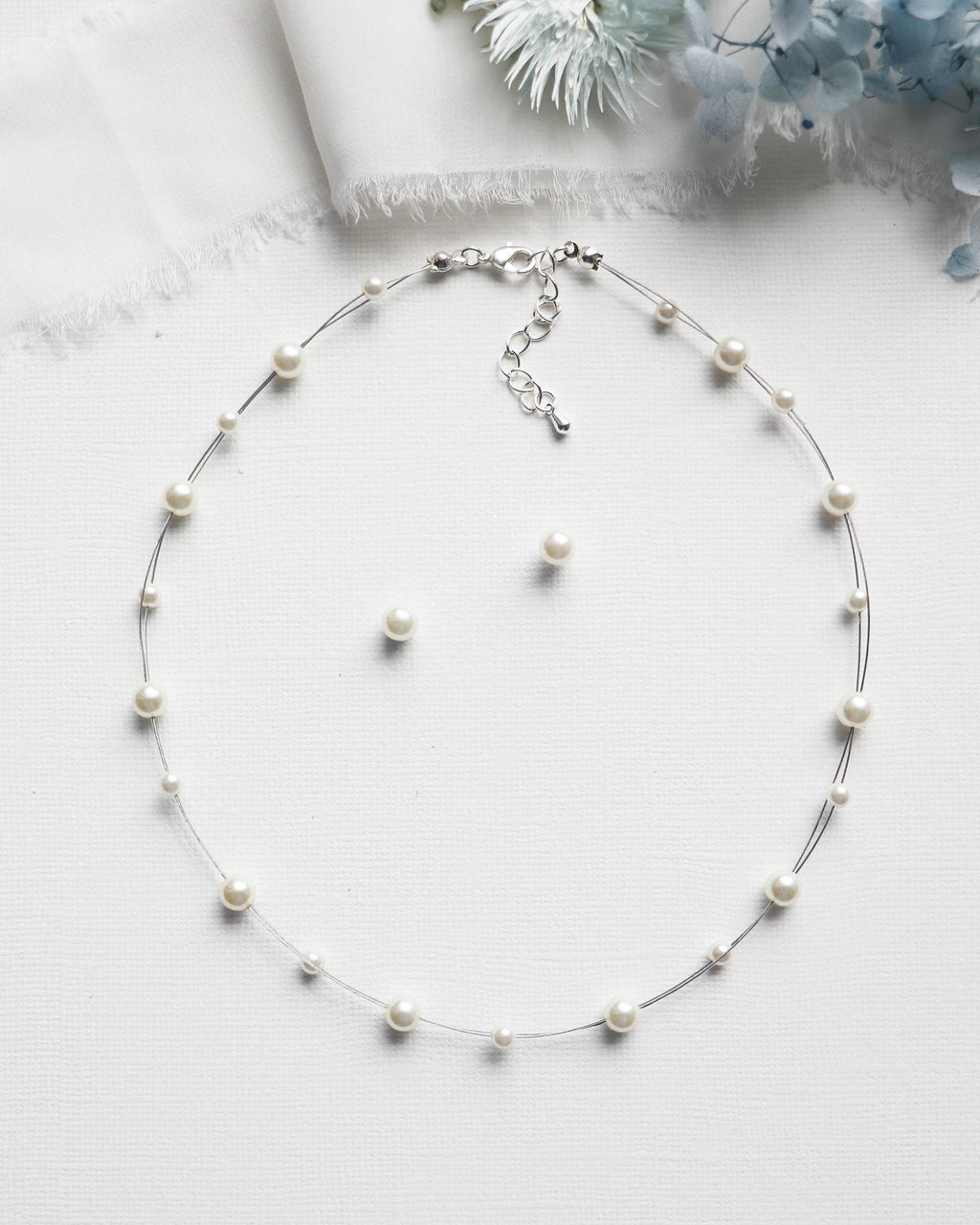 Mackenzie Flower Girl Pearl Jewelry Set