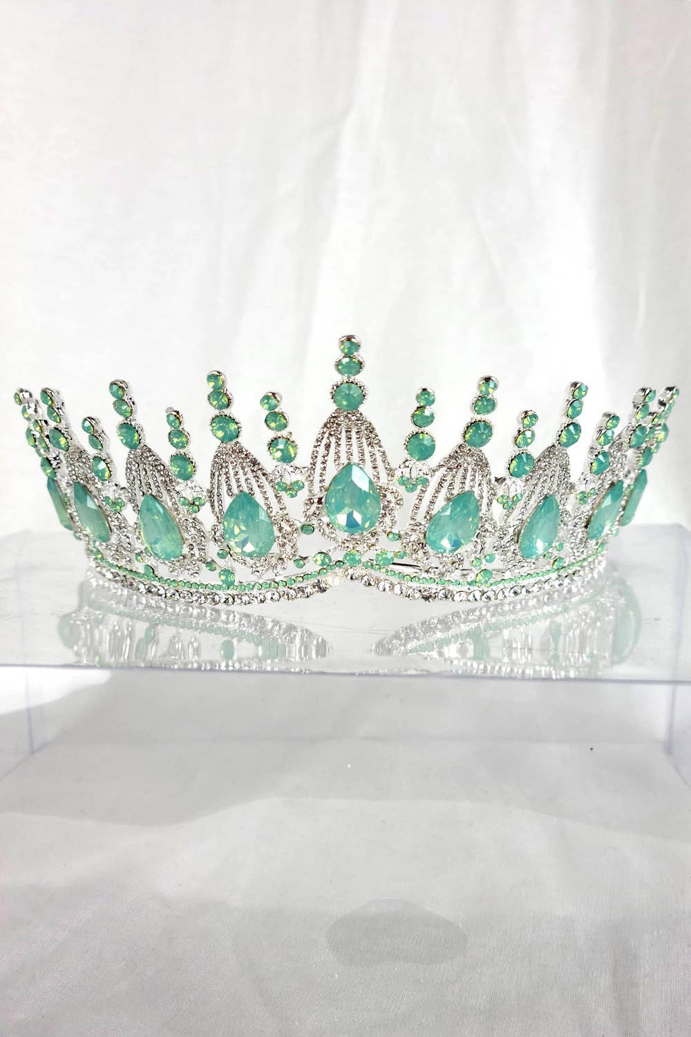 Regal Tiara With Jewels and Gemstones - CR139