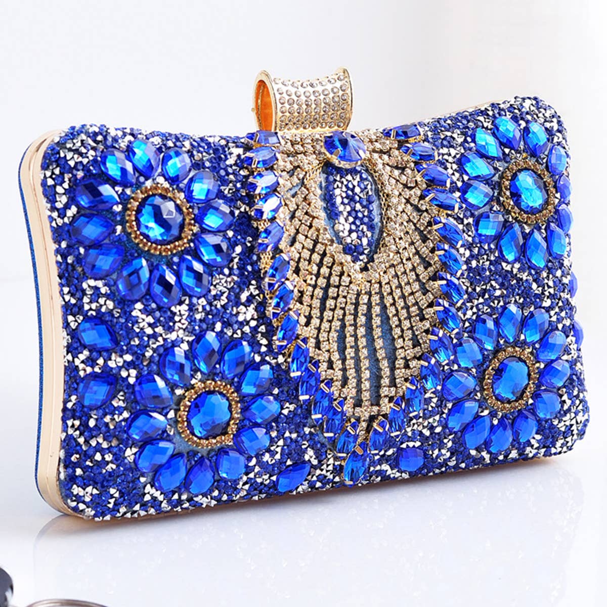 WOMEN DINNER CHAIN ONE-SHOULDER DIAMOND BAG_CWAB0597