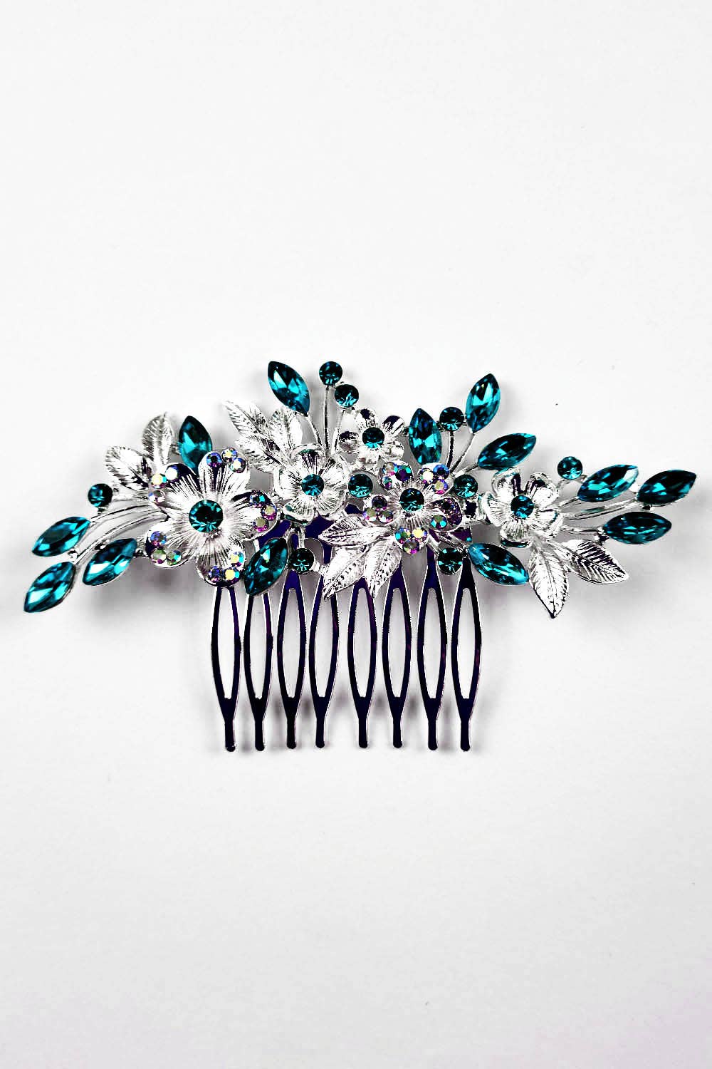 Metal Hair Comb With Jewels HJH0837-