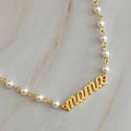 Mama Pearl Chain Necklace