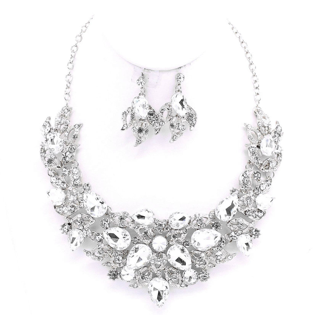 Flower theme Casting Chunky necklace Set B