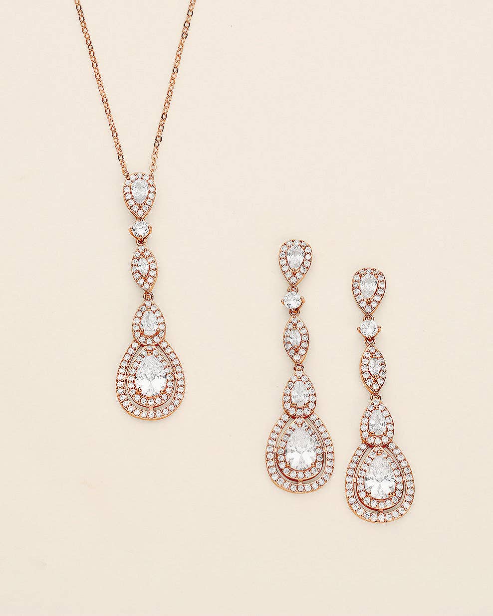 Aimee Long CZ Jewelry Set