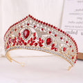 Luxe Red Crystal Tiara - CR144