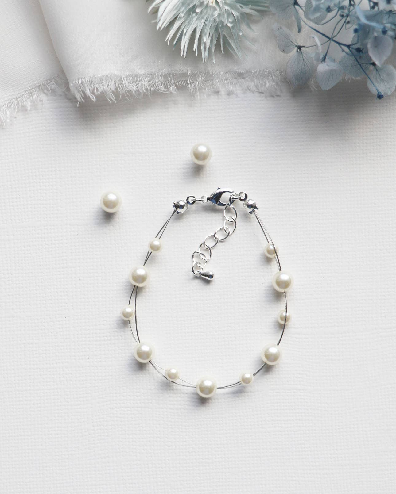 Mackenzie Flower Girl Pearl Jewelry Set