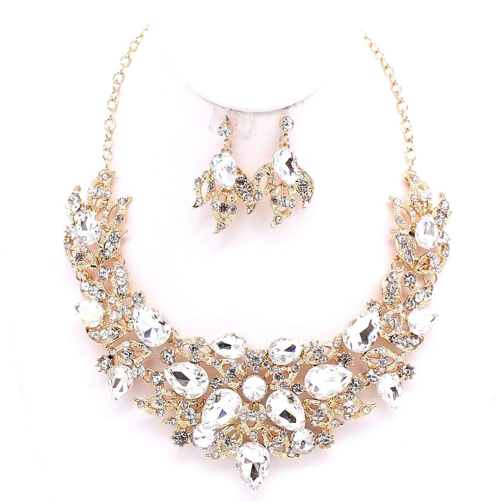 Flower theme Casting Chunky necklace Set B