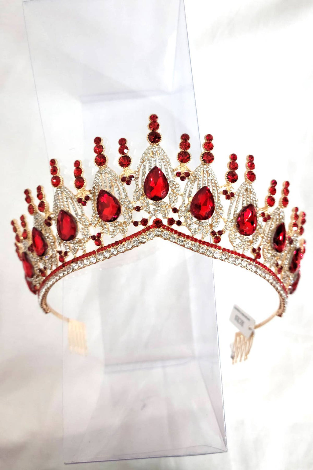 Regal Tiara With Jewels and Gemstones - CR139