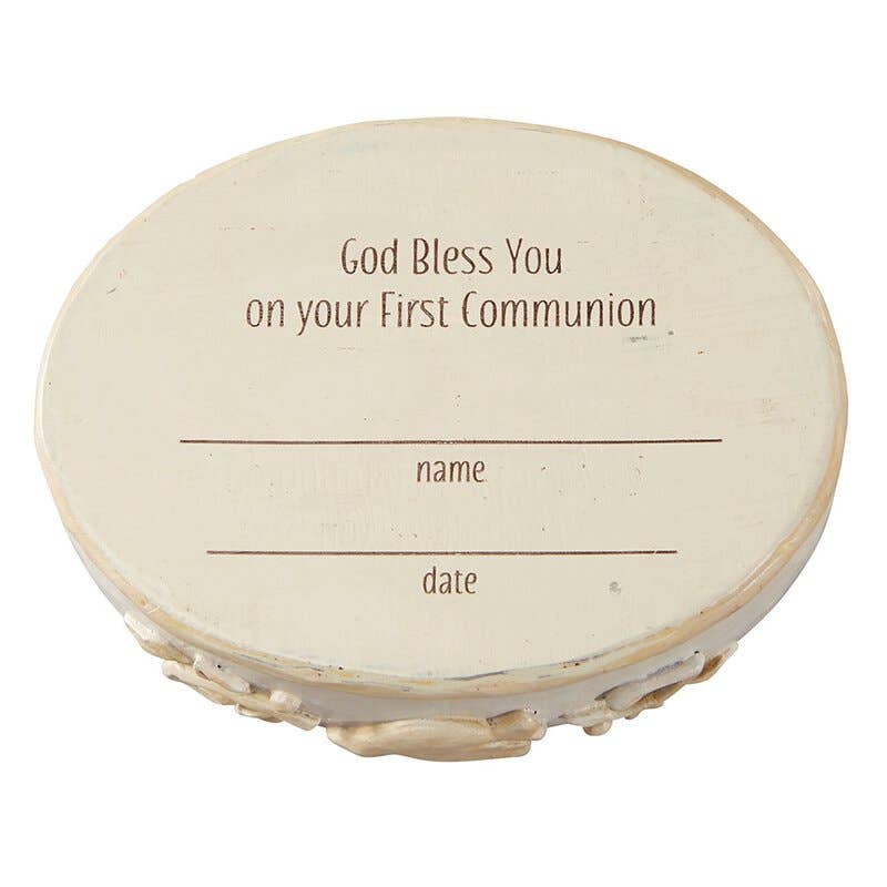 Remembrance 6" H First Communion Keepsake Box - Girl