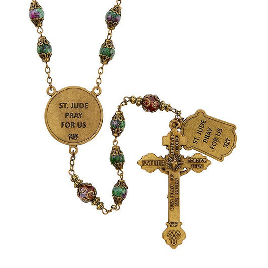 Vintage Rosary - St Jude