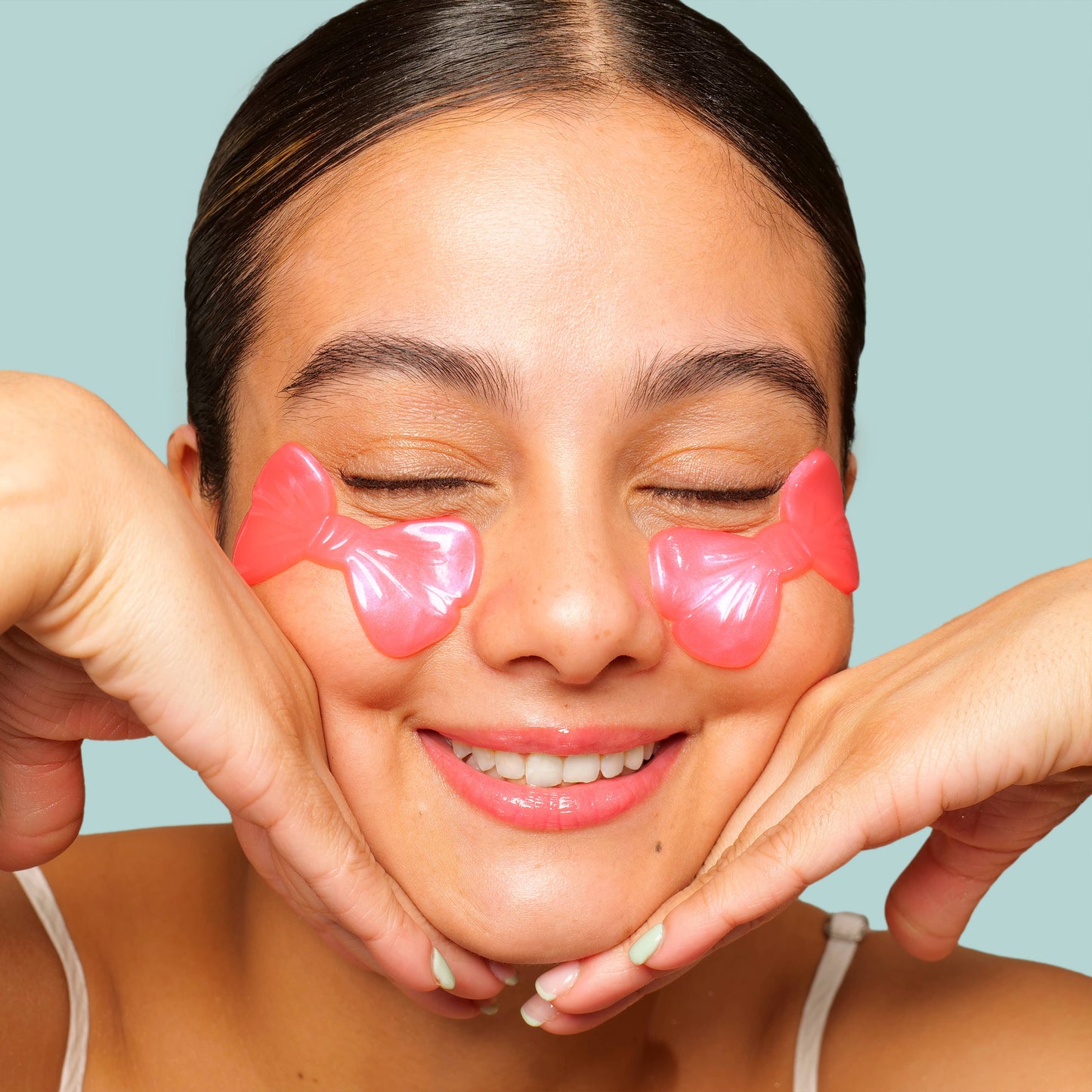 Pretty in Pink! Brightening Undereye Masks - 8 Pairs