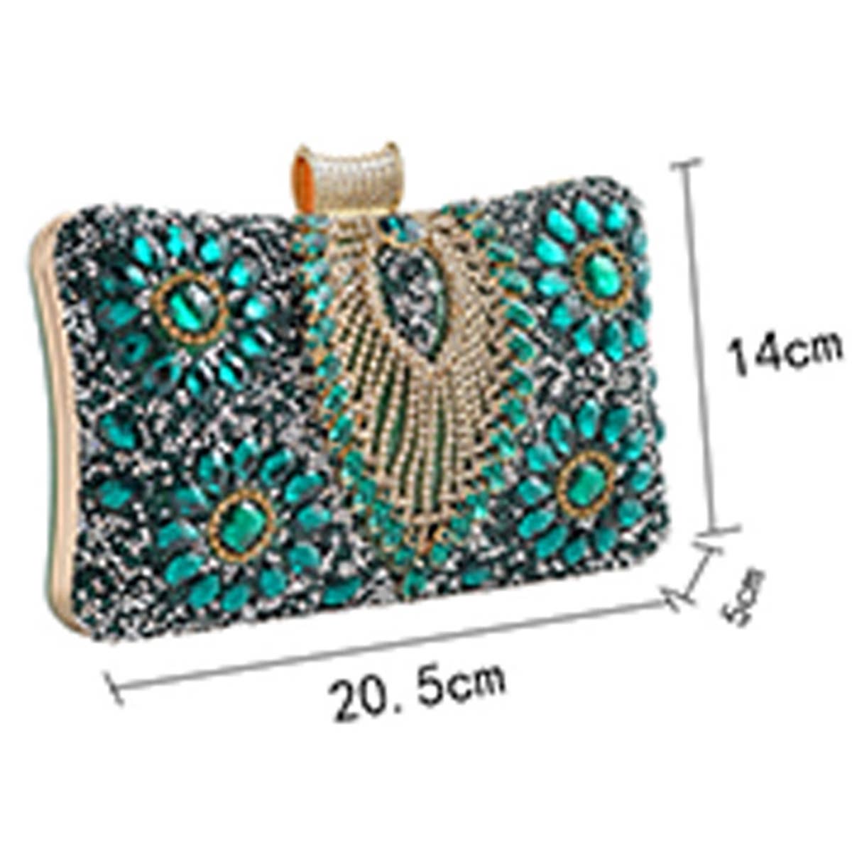 WOMEN DINNER CHAIN ONE-SHOULDER DIAMOND BAG_CWAB0597