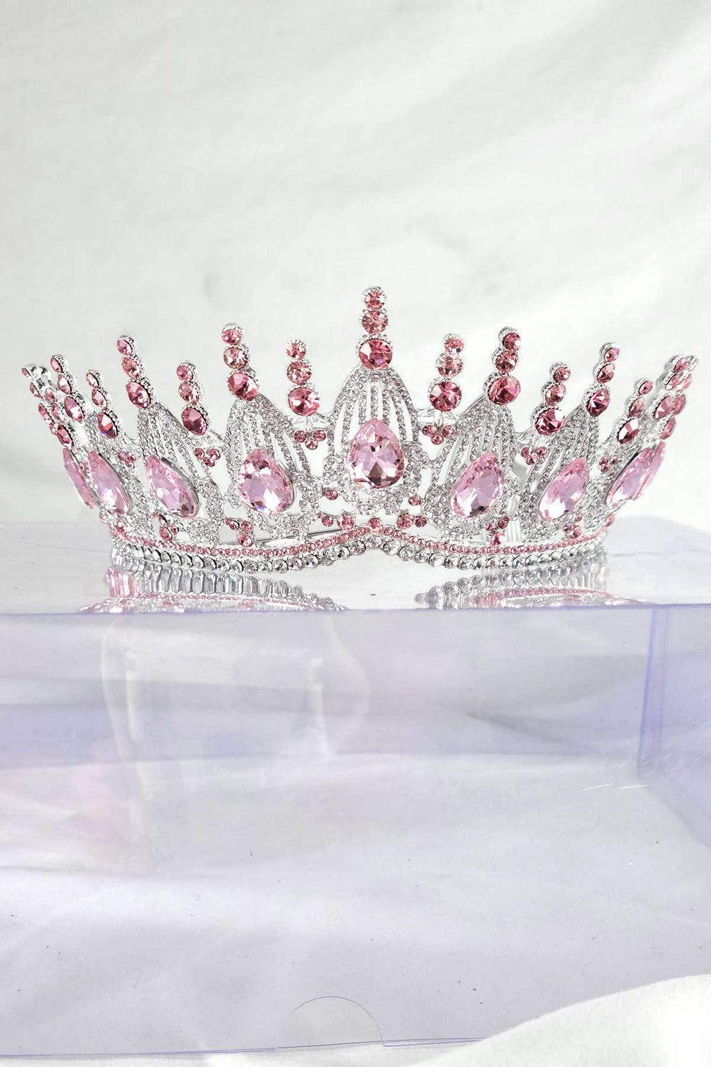 Regal Tiara With Jewels and Gemstones - CR139