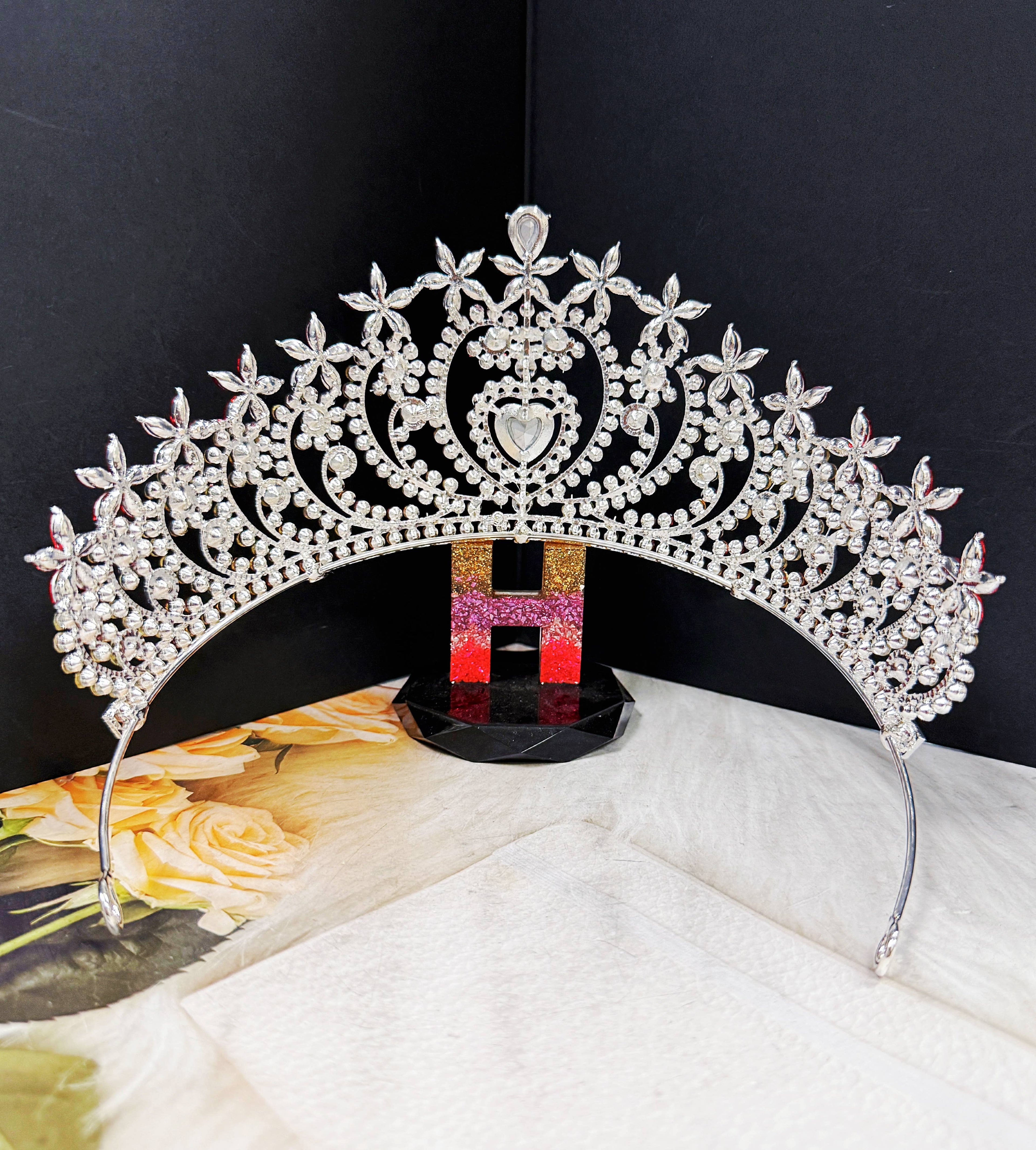 Red Crystal tiara - CR154