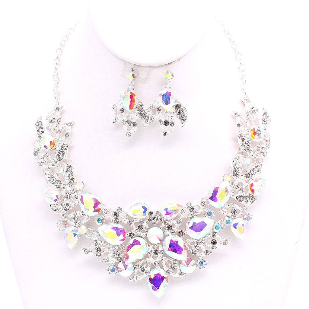 Flower theme Casting Chunky necklace Set B
