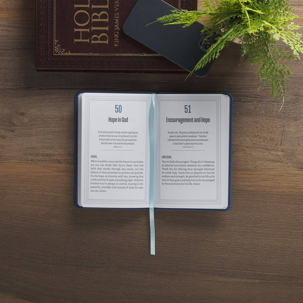 Gift Book 101 Prayers for My Son Faux Leather