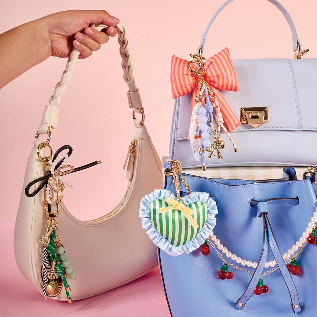 Mini Mirror Bag Charm–Crab