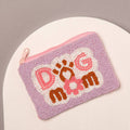 Pet Theme Dog Mom Beaded Coin Bag