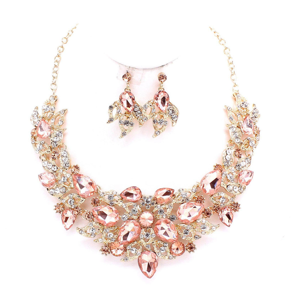 Flower theme Casting Chunky necklace Set B