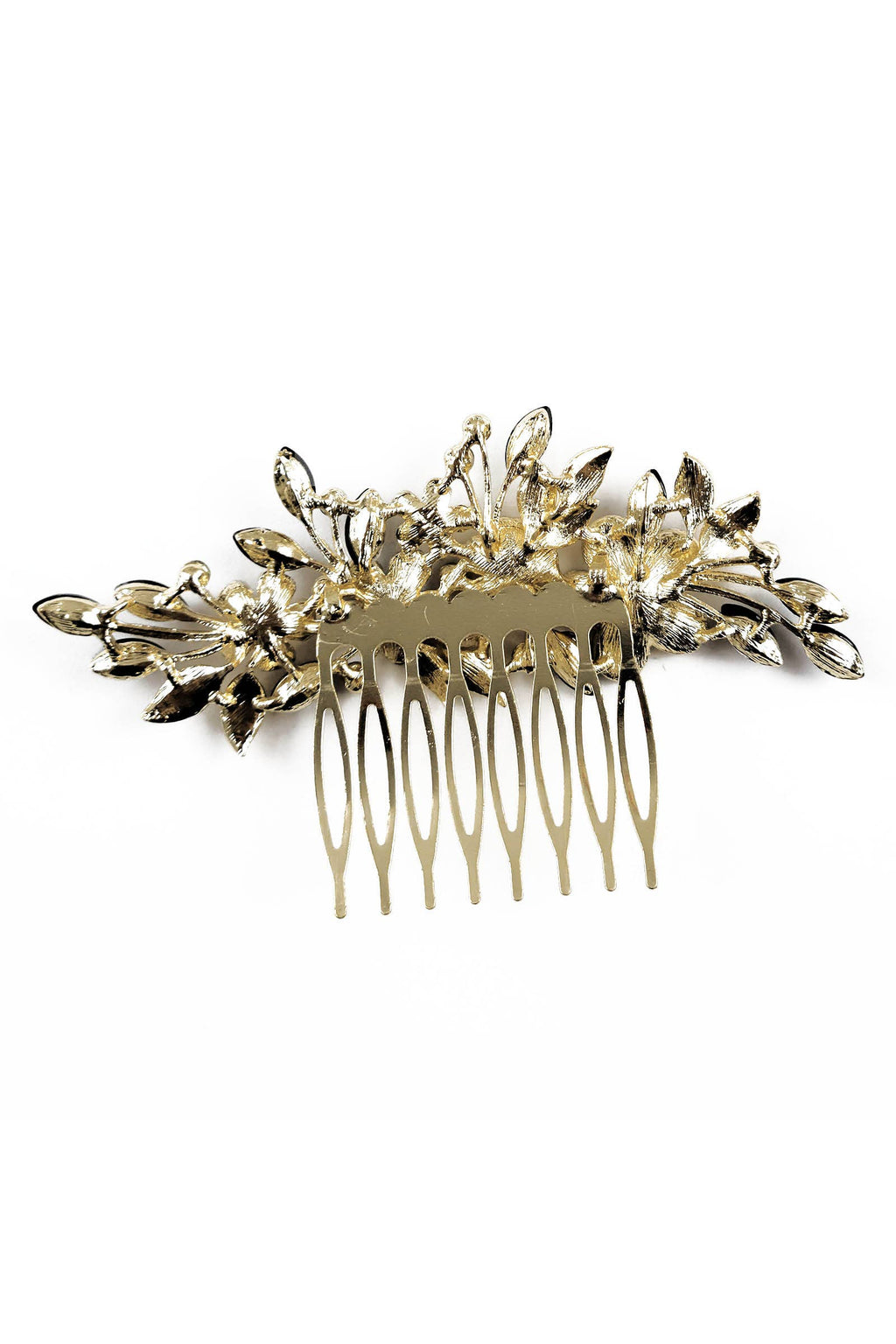 Metal Hair Comb With Jewels HJH0837-