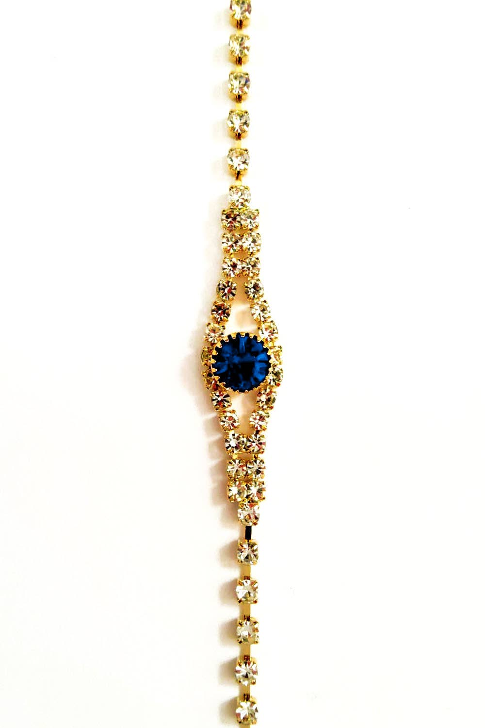 Metal Necklace, Earring, & Bracelet Set with Jewels JR3174-